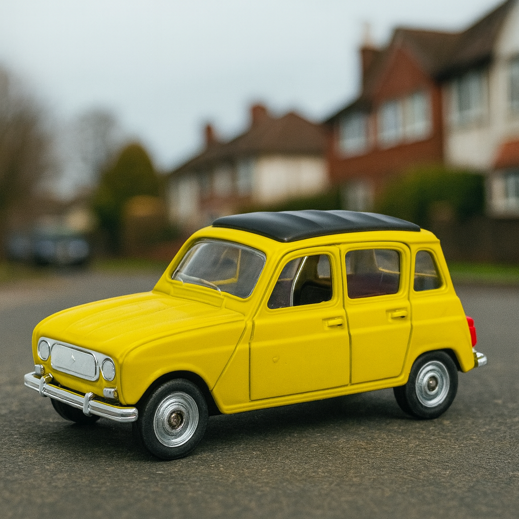 Auto Renault 4 Escala 1:60 - Welly-4