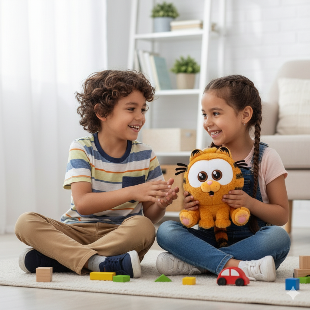 Peluche Baby Garfield 25 cm - Garfield-6