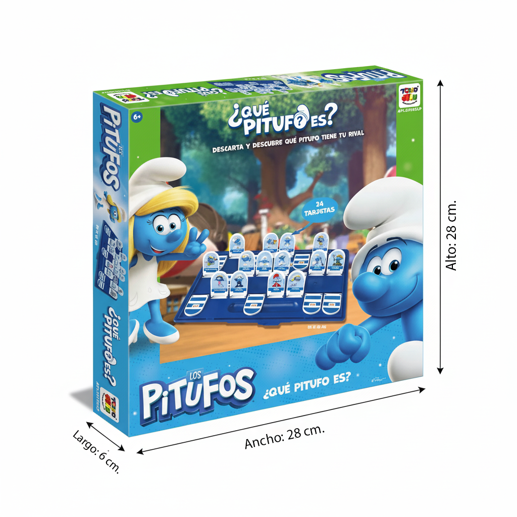 Juego de Mesa Qué Pitufo Es - Los Pitufos-4