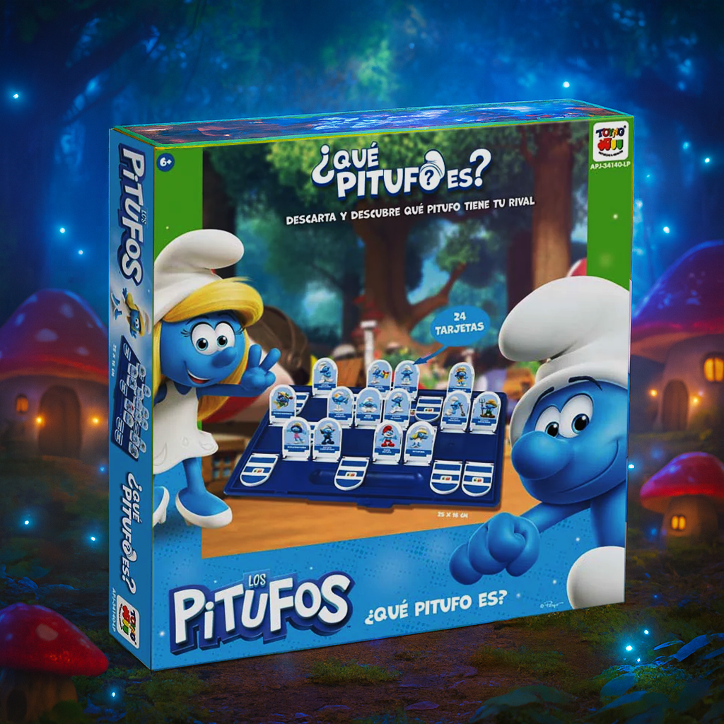 Juego de Mesa Qué Pitufo Es - Los Pitufos-5