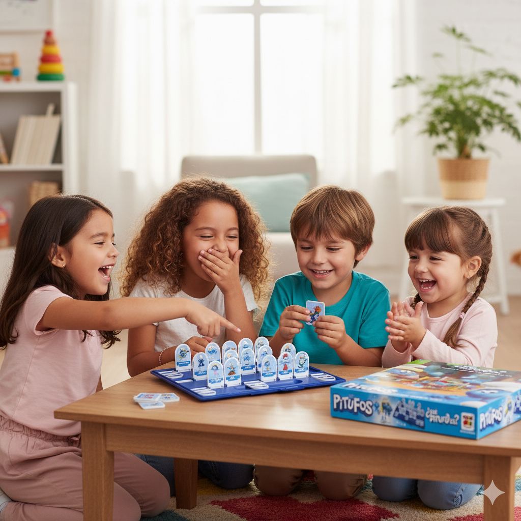 Juego de Mesa Qué Pitufo Es - Los Pitufos-7