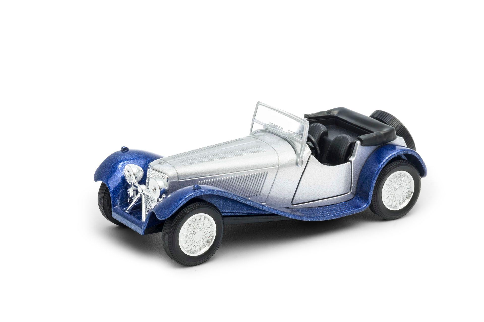 Auto Jaguar Ss 100 Convertible Old Timer Welly-0
