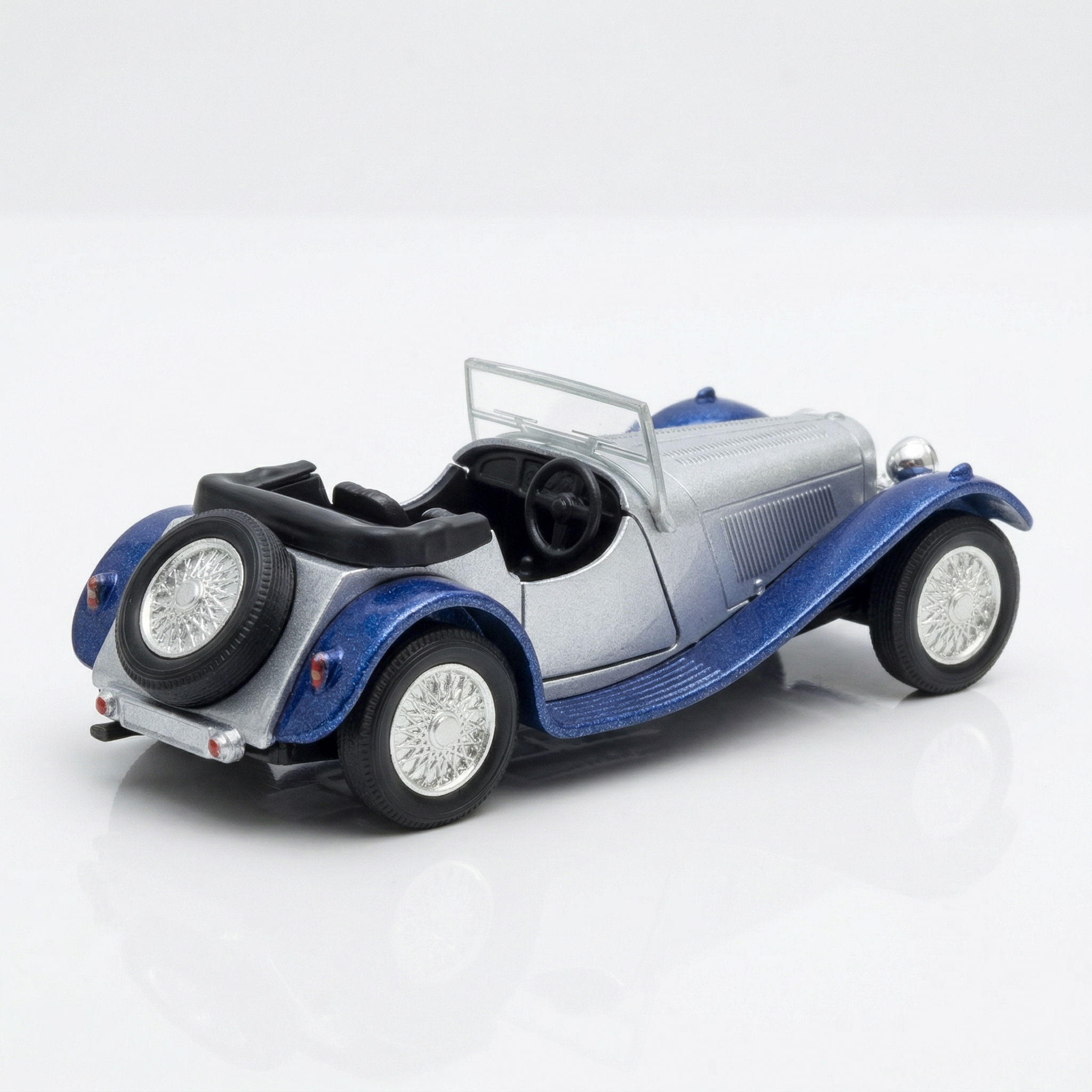 Auto Jaguar Ss 100 Convertible Old Timer Welly-2