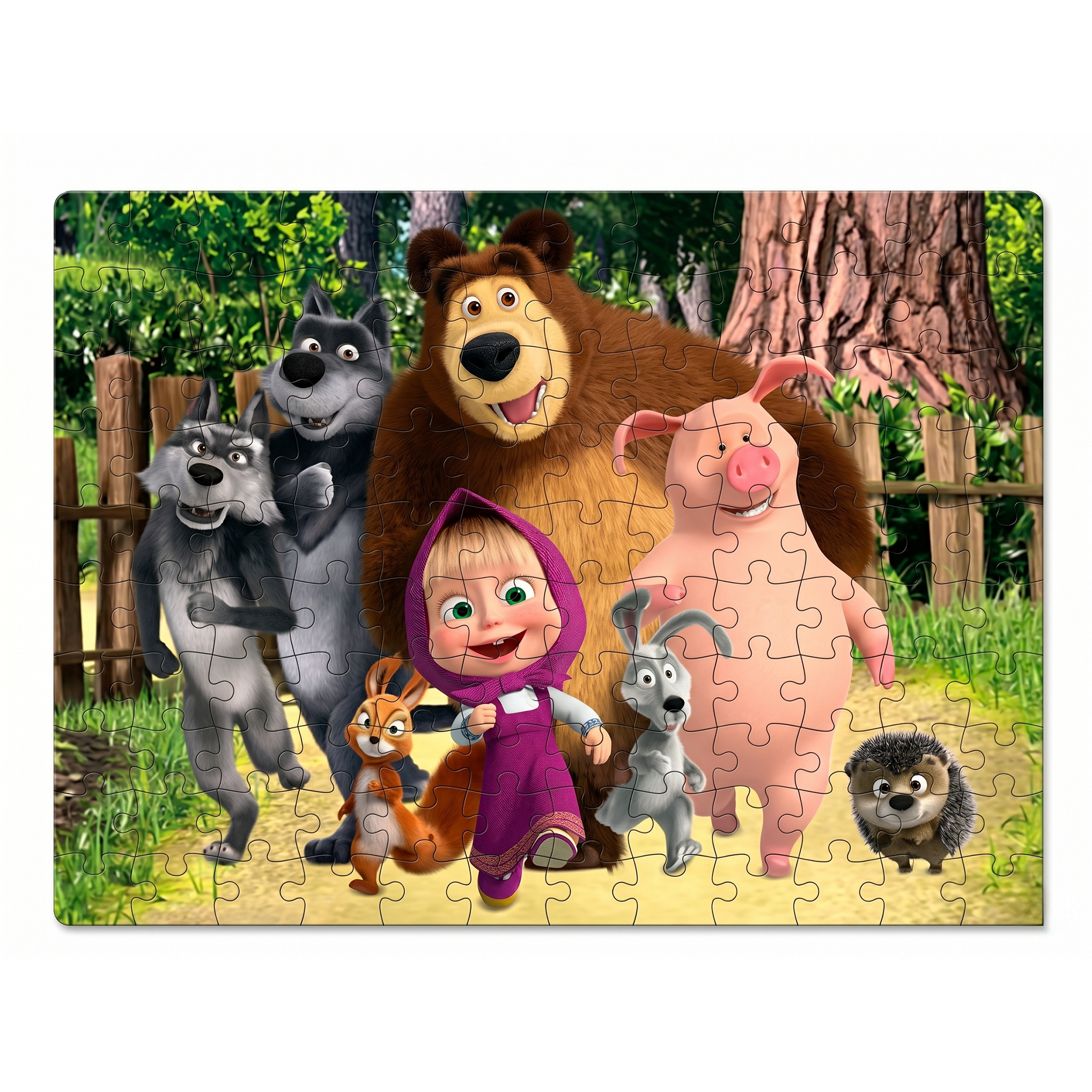 Puzzle 100 Piezas - Masha y El Oso-2