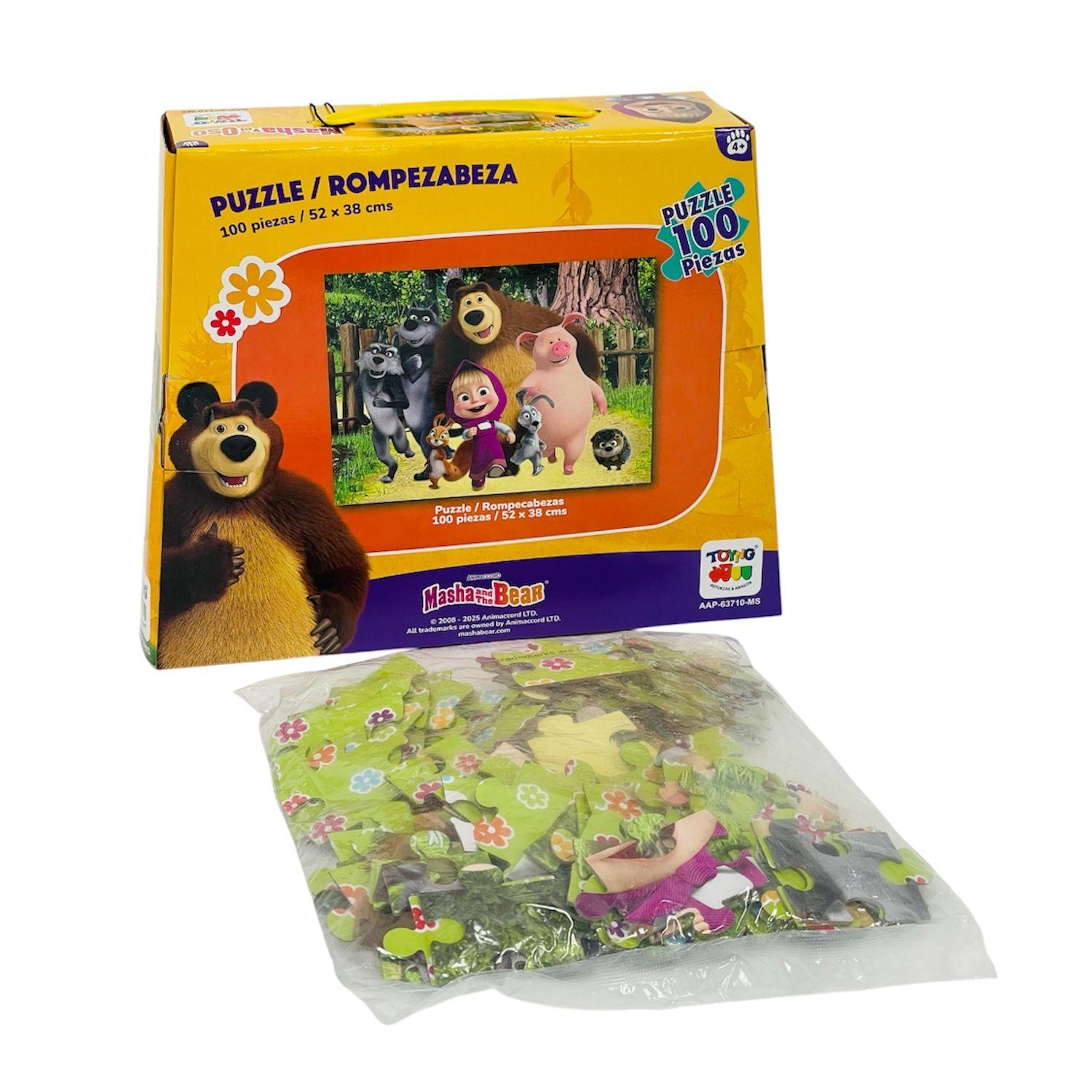 Puzzle 100 Piezas - Masha y El Oso-3