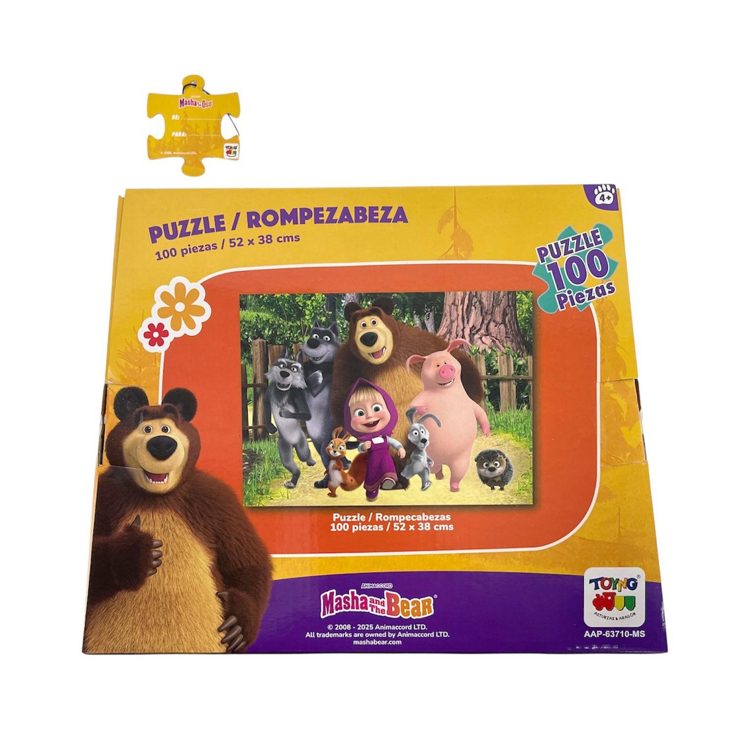 Puzzle 100 Piezas - Masha y El Oso-4