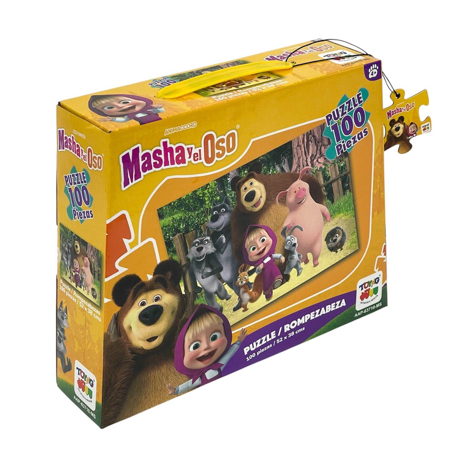 Puzzle 100 Piezas - Masha y El Oso-6