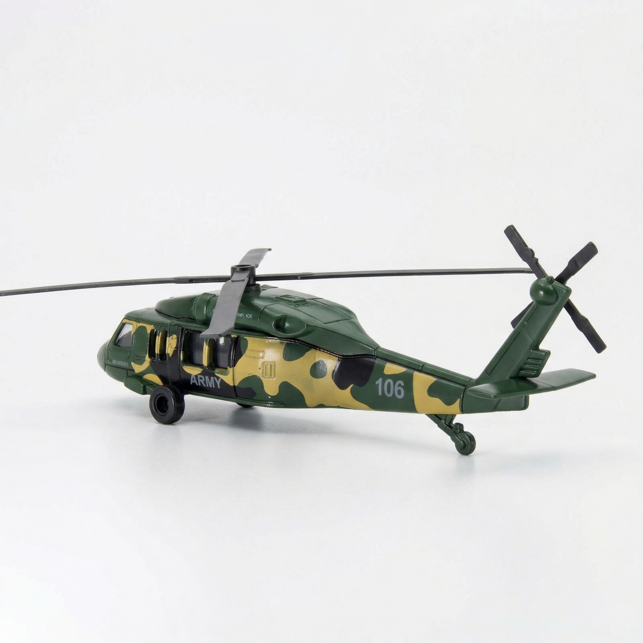 Helicoptero Black Hawk Helicoptor (Camouflage) - Welly-2