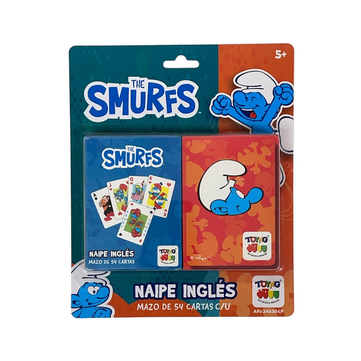 Juego de Mesa Naipe Ingles Pitufos - Los Pitufos-1