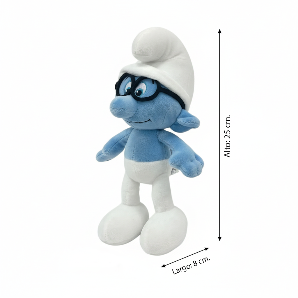 Peluche Pitufo Filósofo - Los Pitufos-4