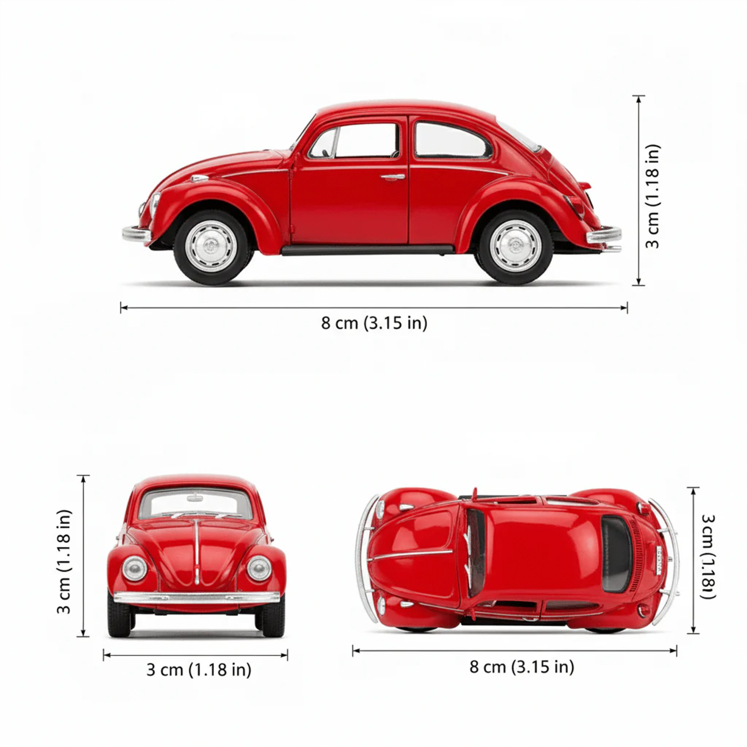 Pack x12 Autos Welly Clásicos Escala 1:60-3