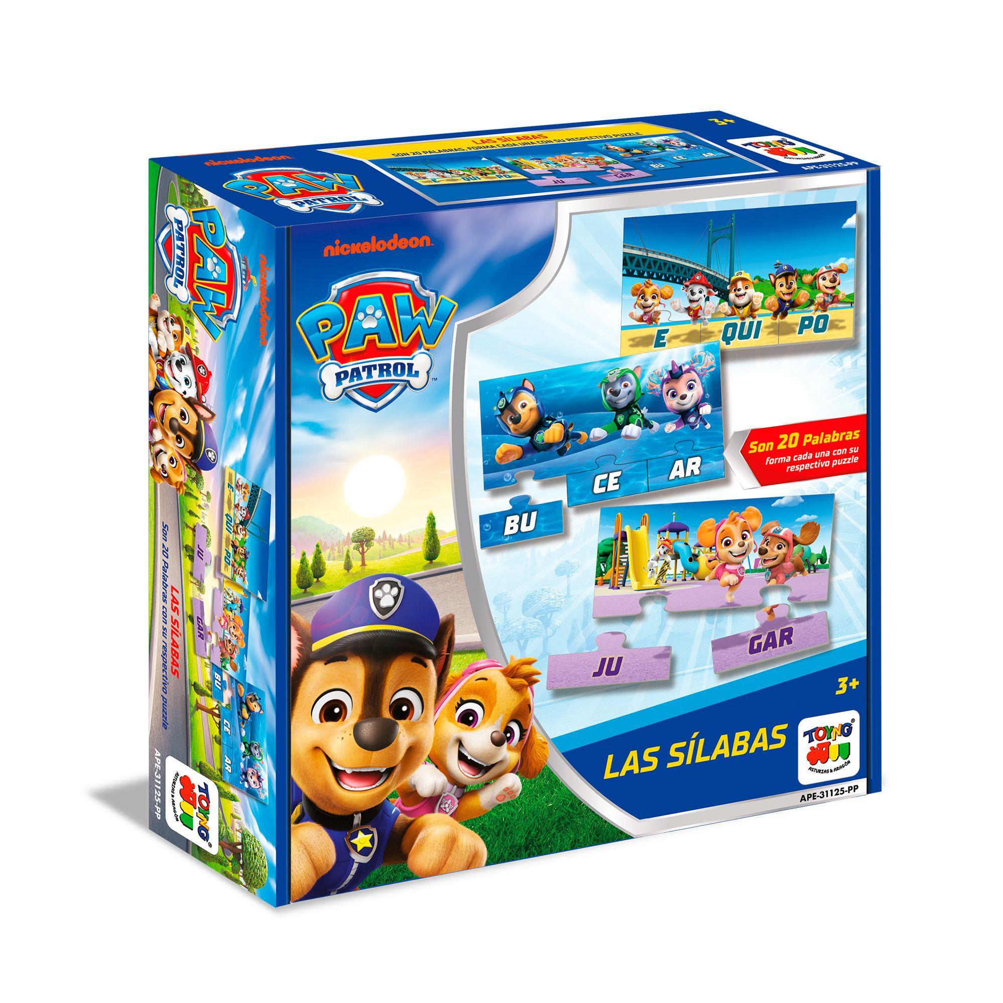 Juego de Mesa Separando Silabas - Paw Patrol-3