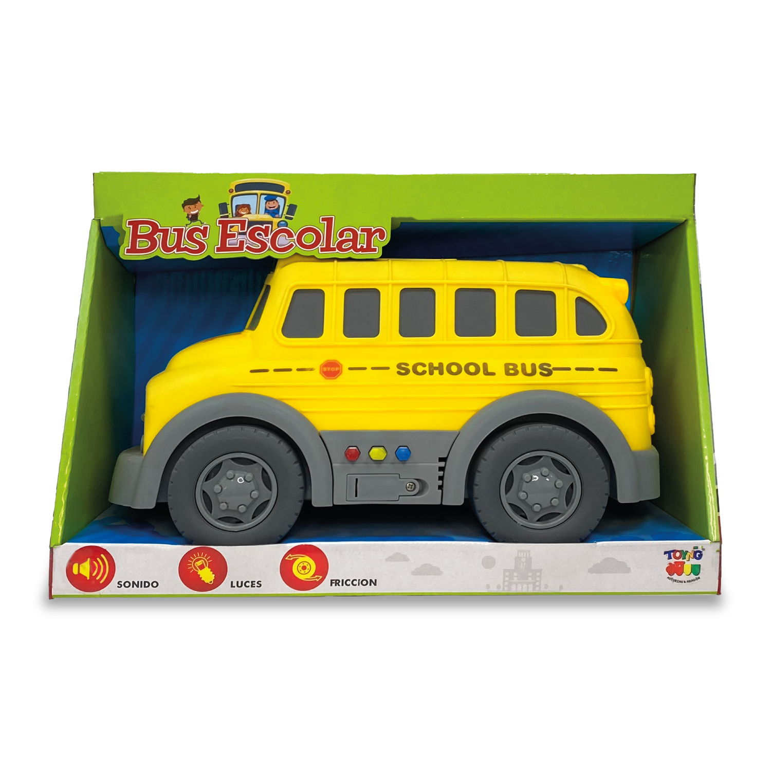 Juguete Bus Escolar Amarillo - Toyng-3