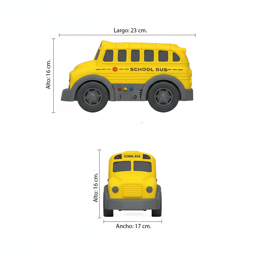 Juguete Bus Escolar Amarillo - Toyng-8