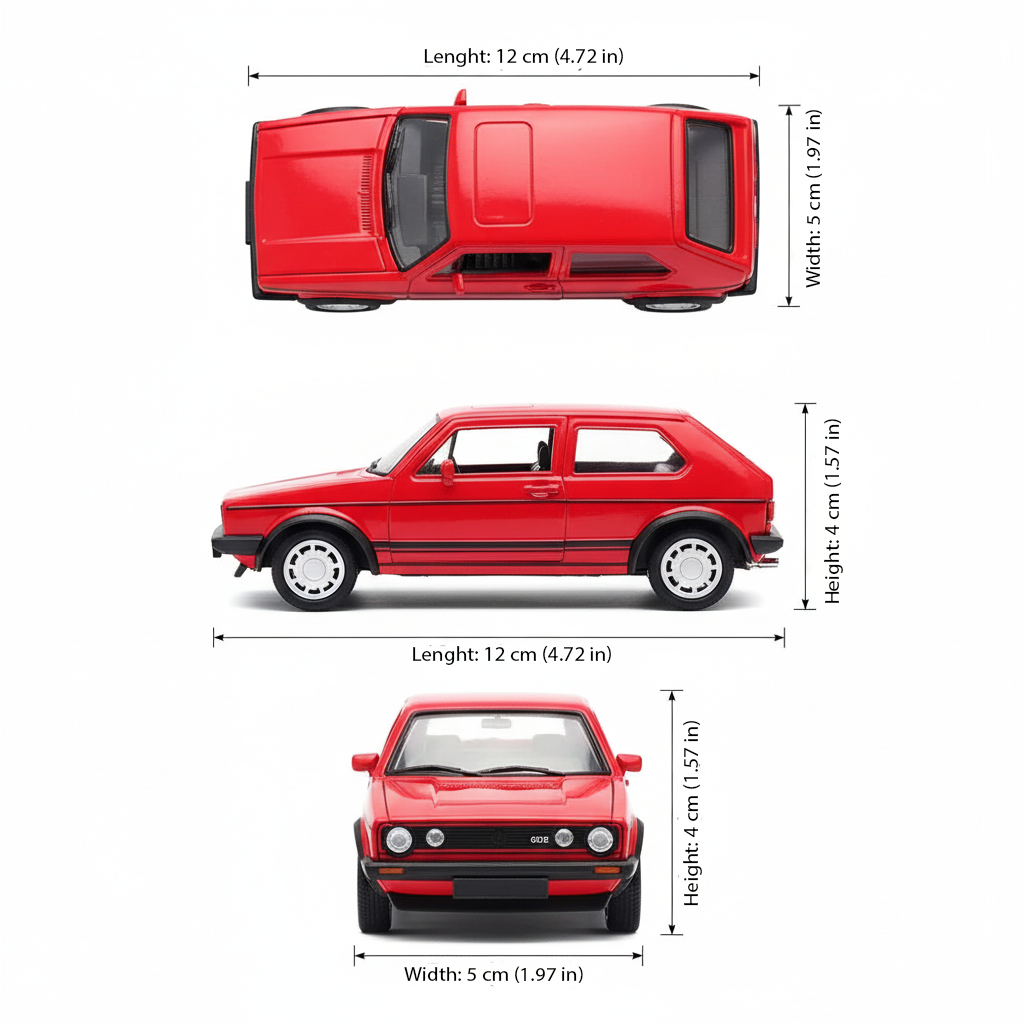 Auto Volkswagen Golf I Gti - Welly Escala 1:34:39-4