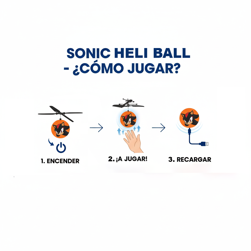 Juguete Heliball Shadow - Sonic-5