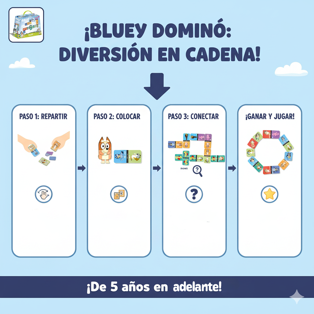 Juego Domino - Bluey-6