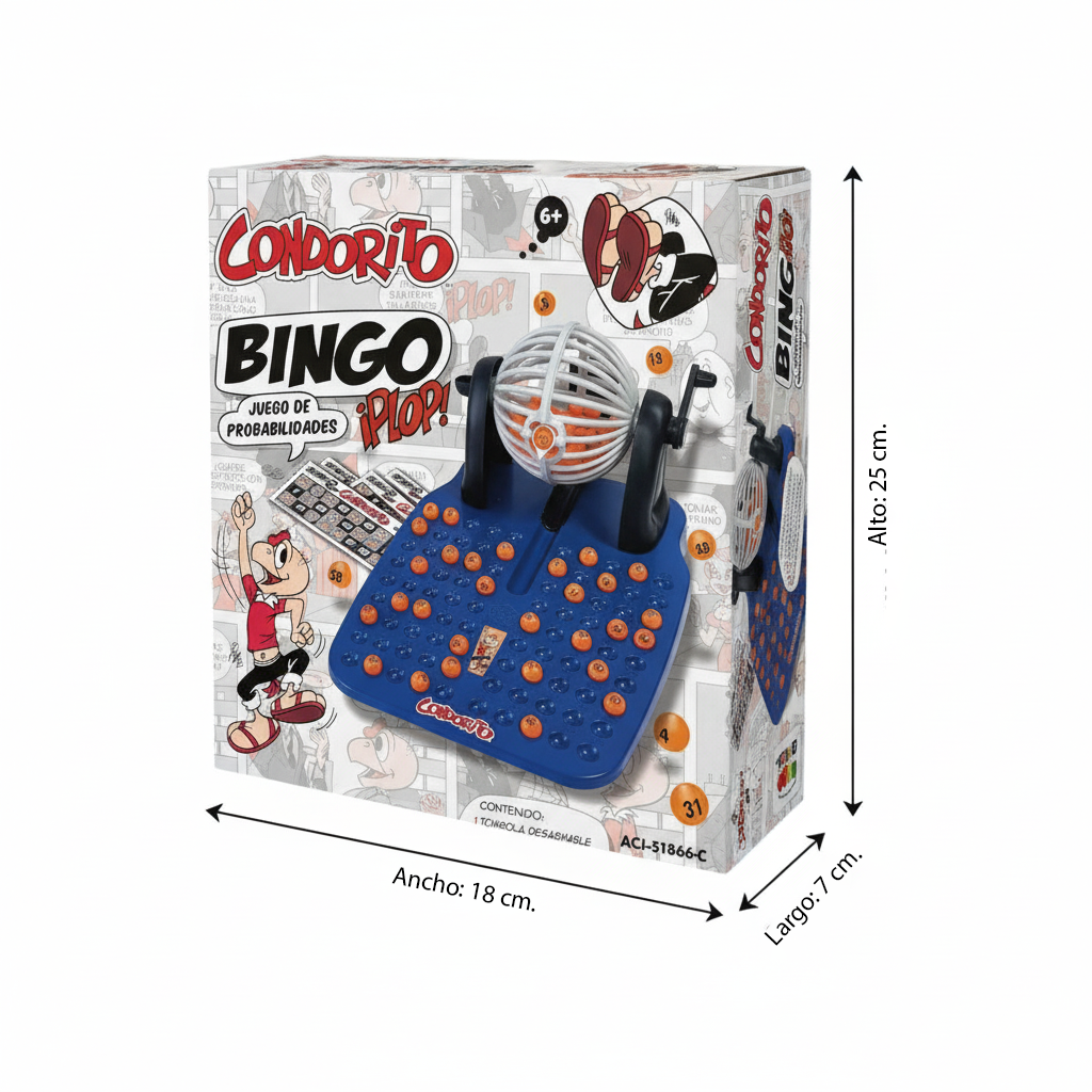 Juego de Mesa Bingo - Condorito-4