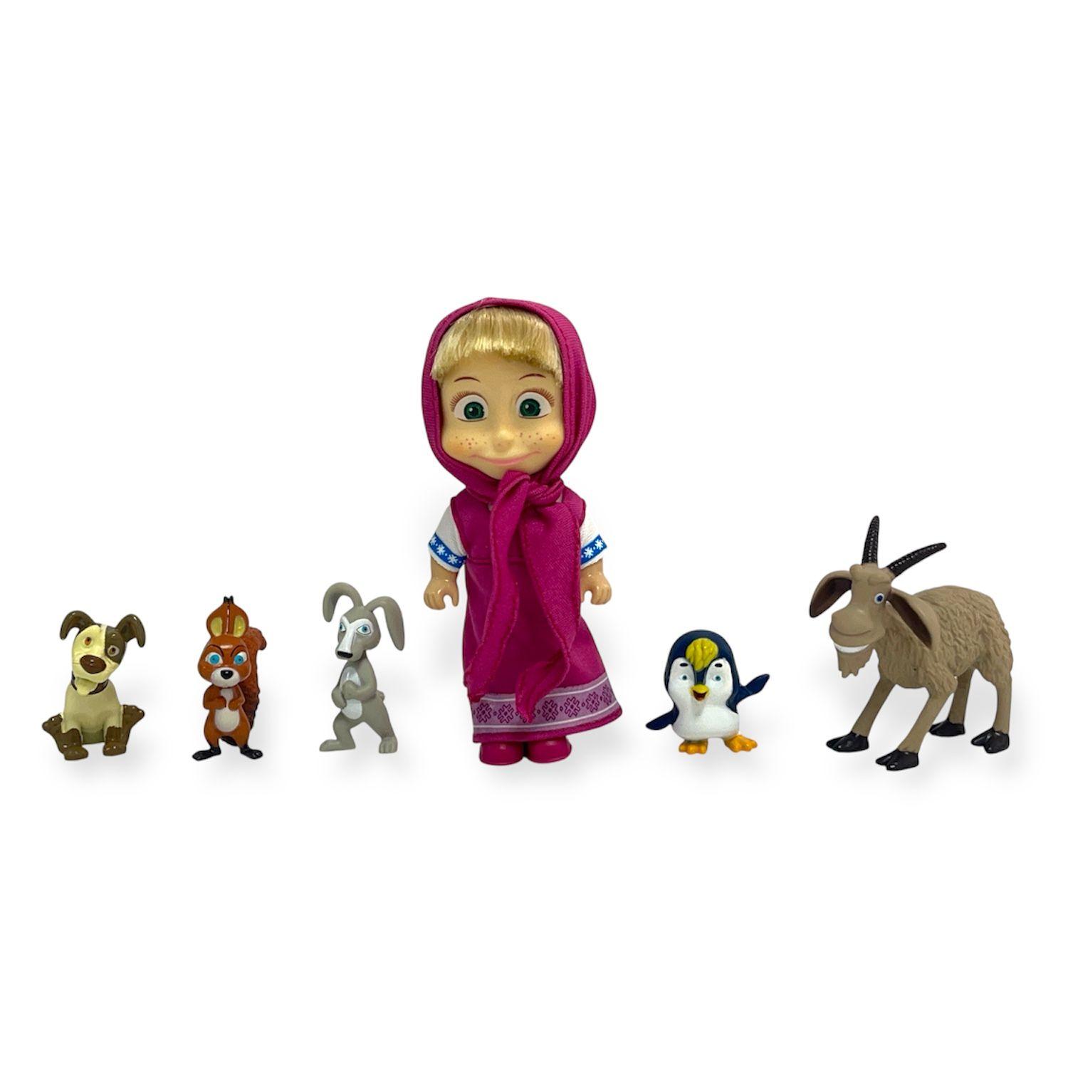 Set de Animales de Masha –6 Figuras - Masha Y El Oso-3
