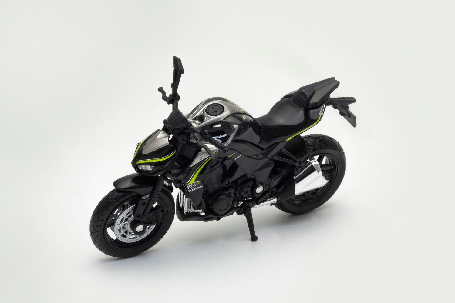 Moto Escala 1:18 Awasaki 2017 Z1000 R  - Welly-0