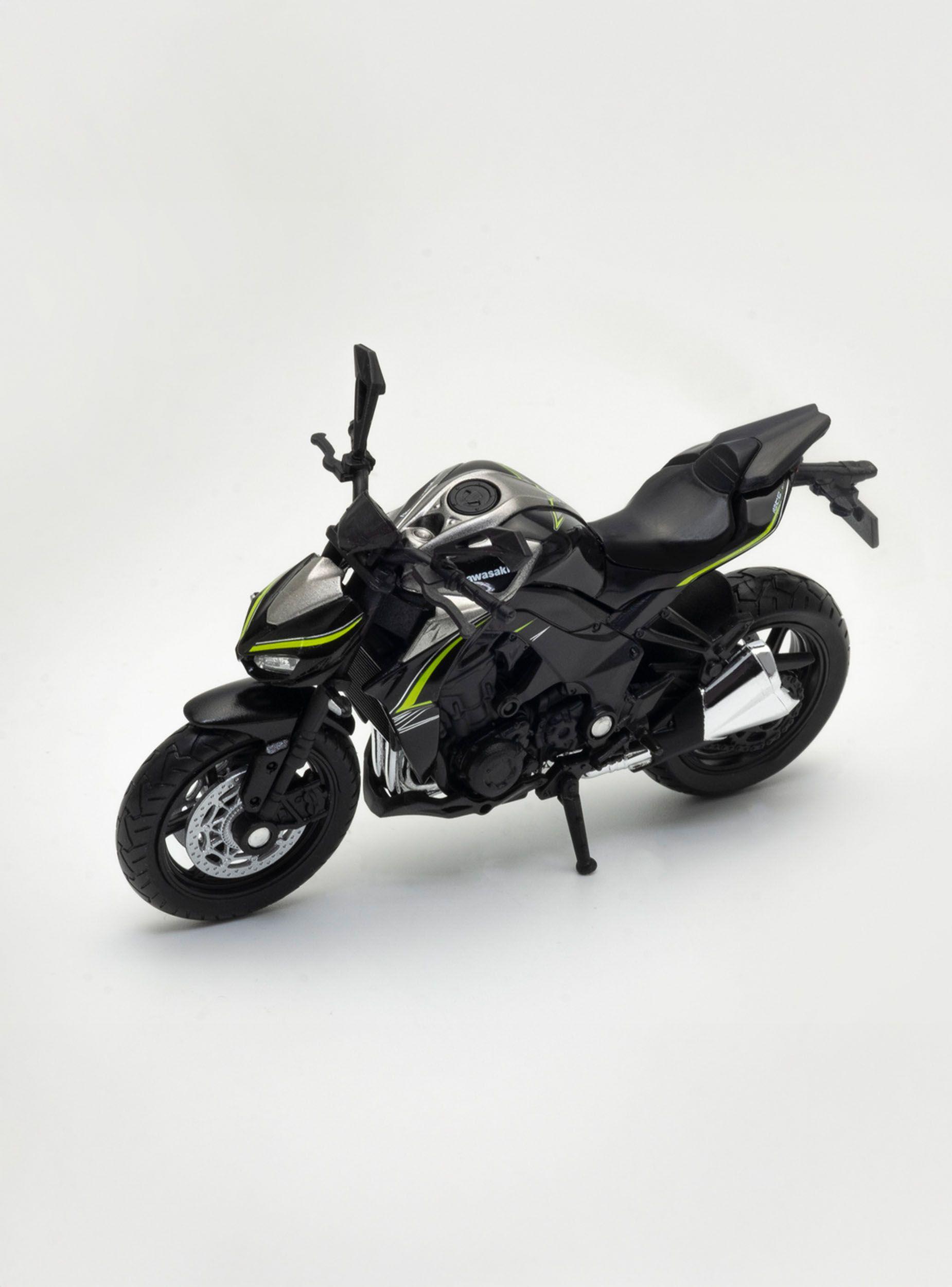 Moto Awasaki 2017 Z1000 R - Welly Escala 1:18-4