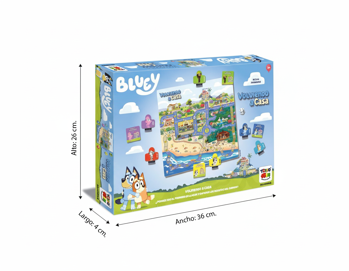 Juego de Mesa Volviendo A Casa - Bluey-5