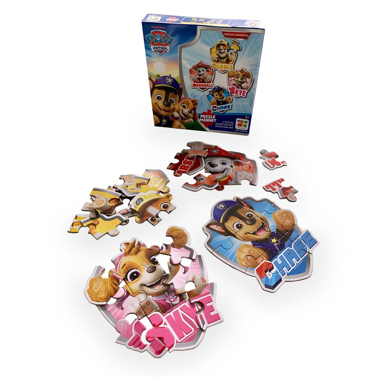 Rompecabezas Magnético 4 Personajes (36) Piezas - Paw Patrol-1