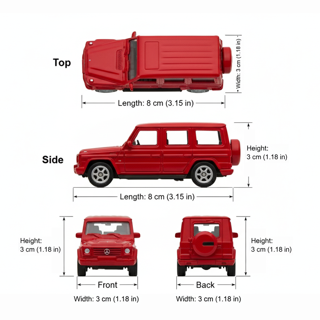 Auto Mercedes-Benz G-Class Escala 1:60 - Welly-3