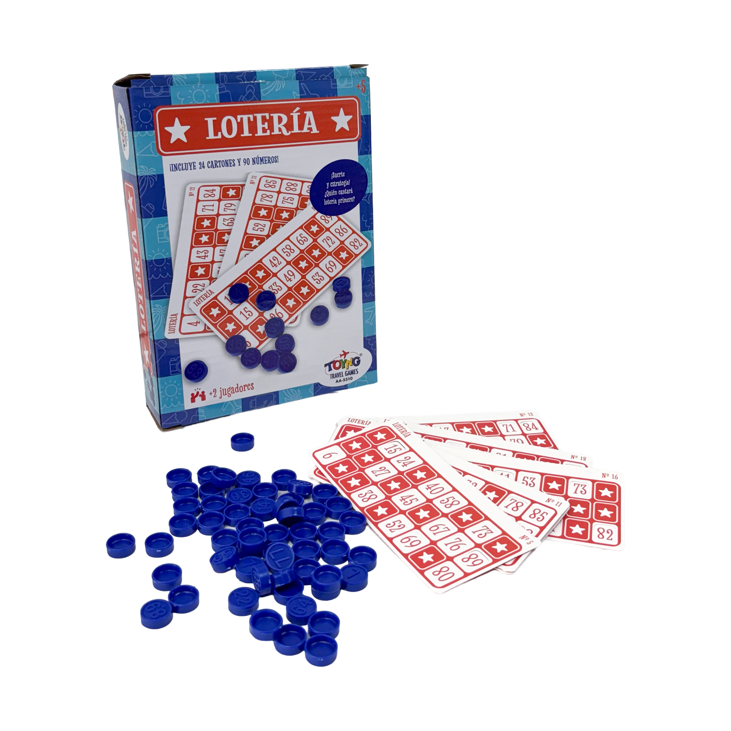 Juego de Mesa Travel Game Lotería (24 Cartones) – Toyng-3