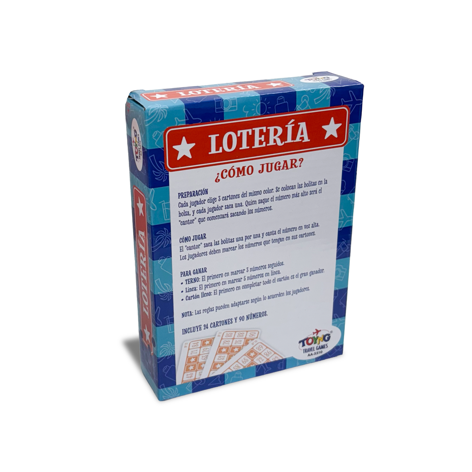Juego de Mesa Travel Game Lotería (24 Cartones) – Toyng-3