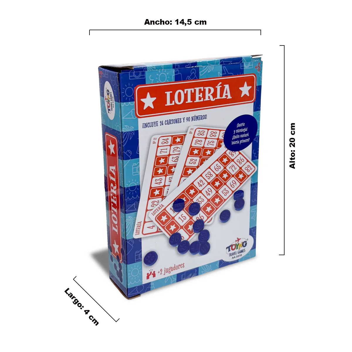 Juego de Mesa Travel Game Lotería (24 Cartones) – Toyng-5