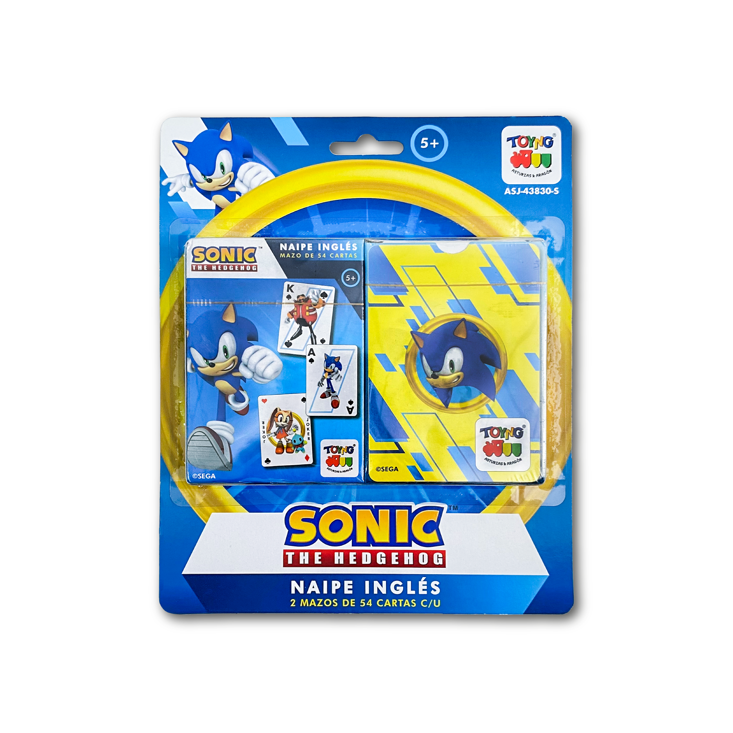 Juego de Mesa Naipes Inglés - Sonic-2