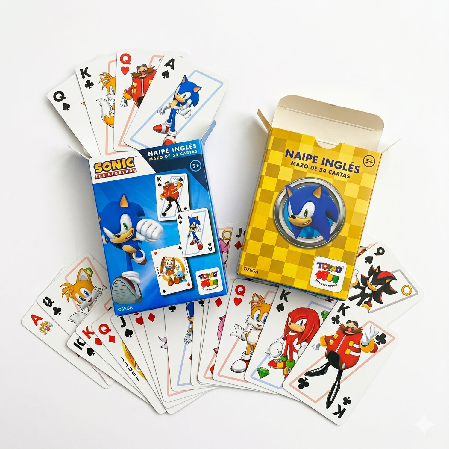 Juego de Mesa Naipes Inglés - Sonic-2