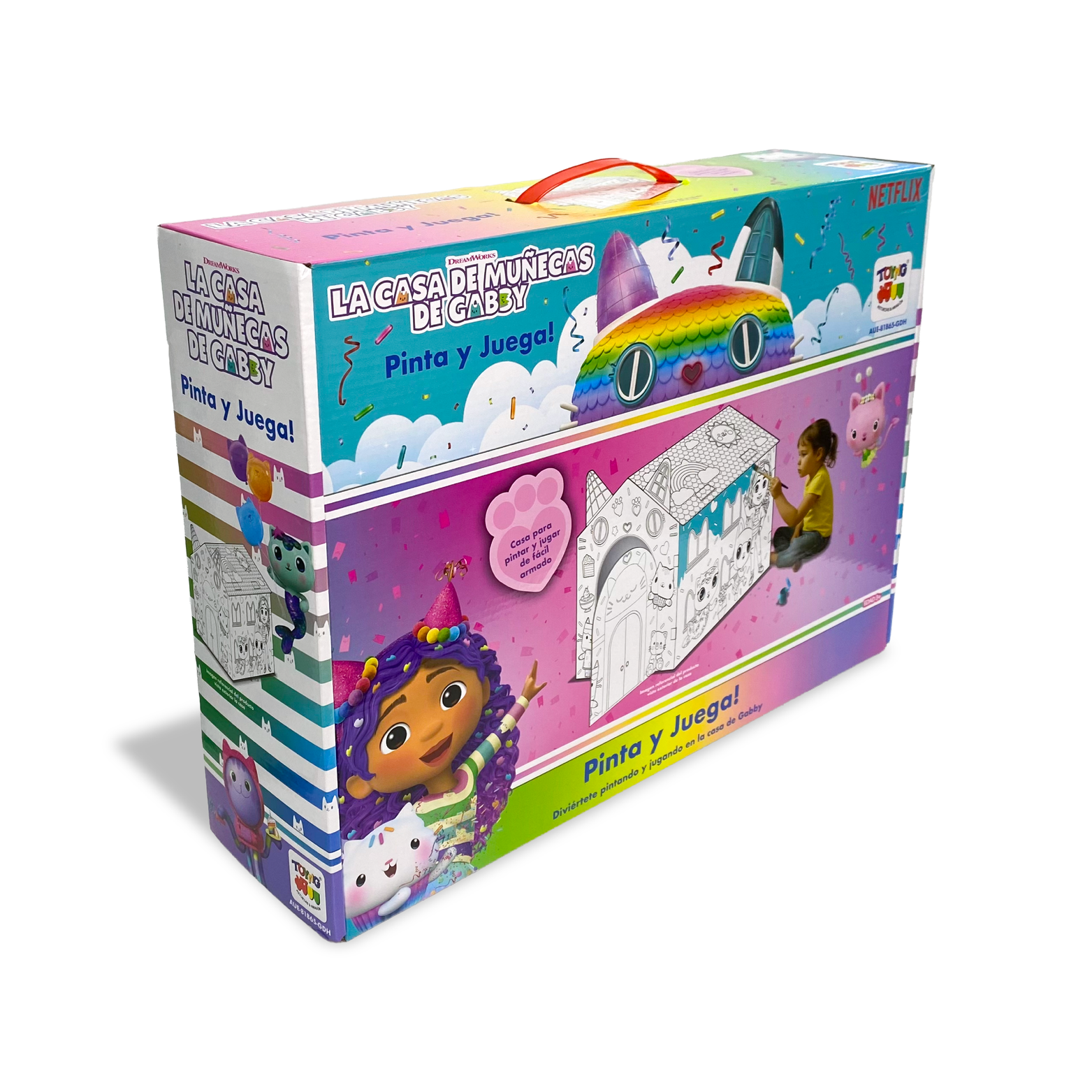 Casa para Armar, Pintar y Jugar (Grande) – Gabby’s Dollhouse-5