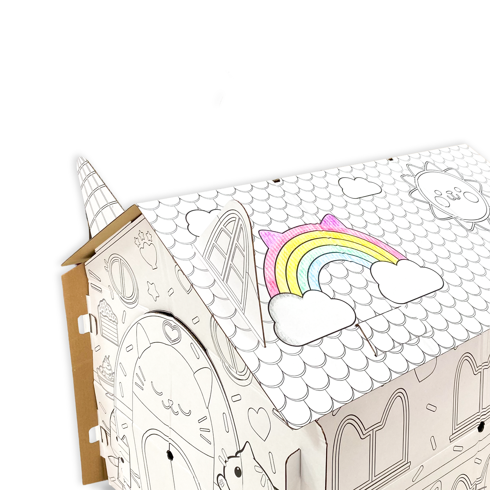 Casa para Armar, Pintar y Jugar (Grande) – Gabby’s Dollhouse-3