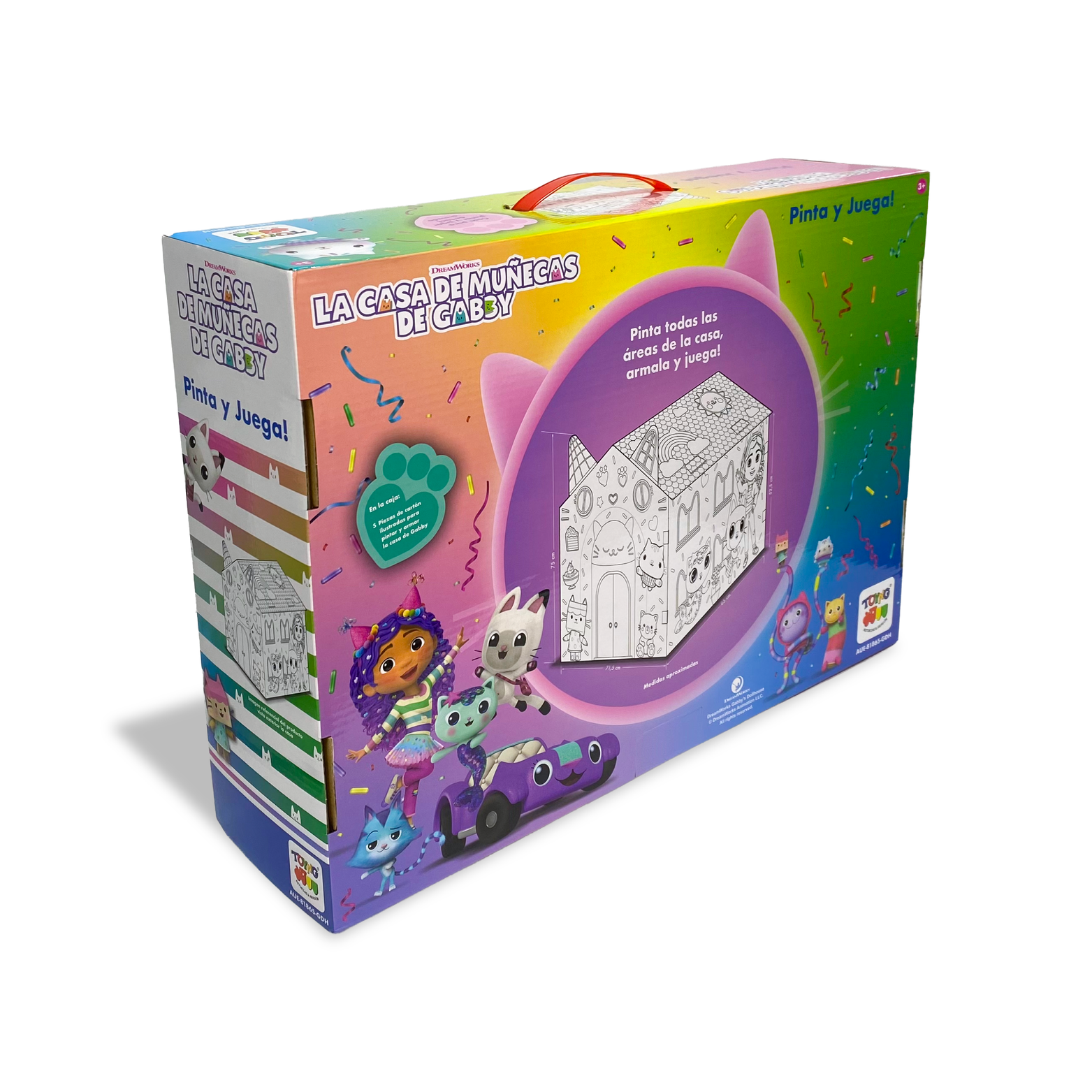 Casa para Armar, Pintar y Jugar (Grande) – Gabby’s Dollhouse-6