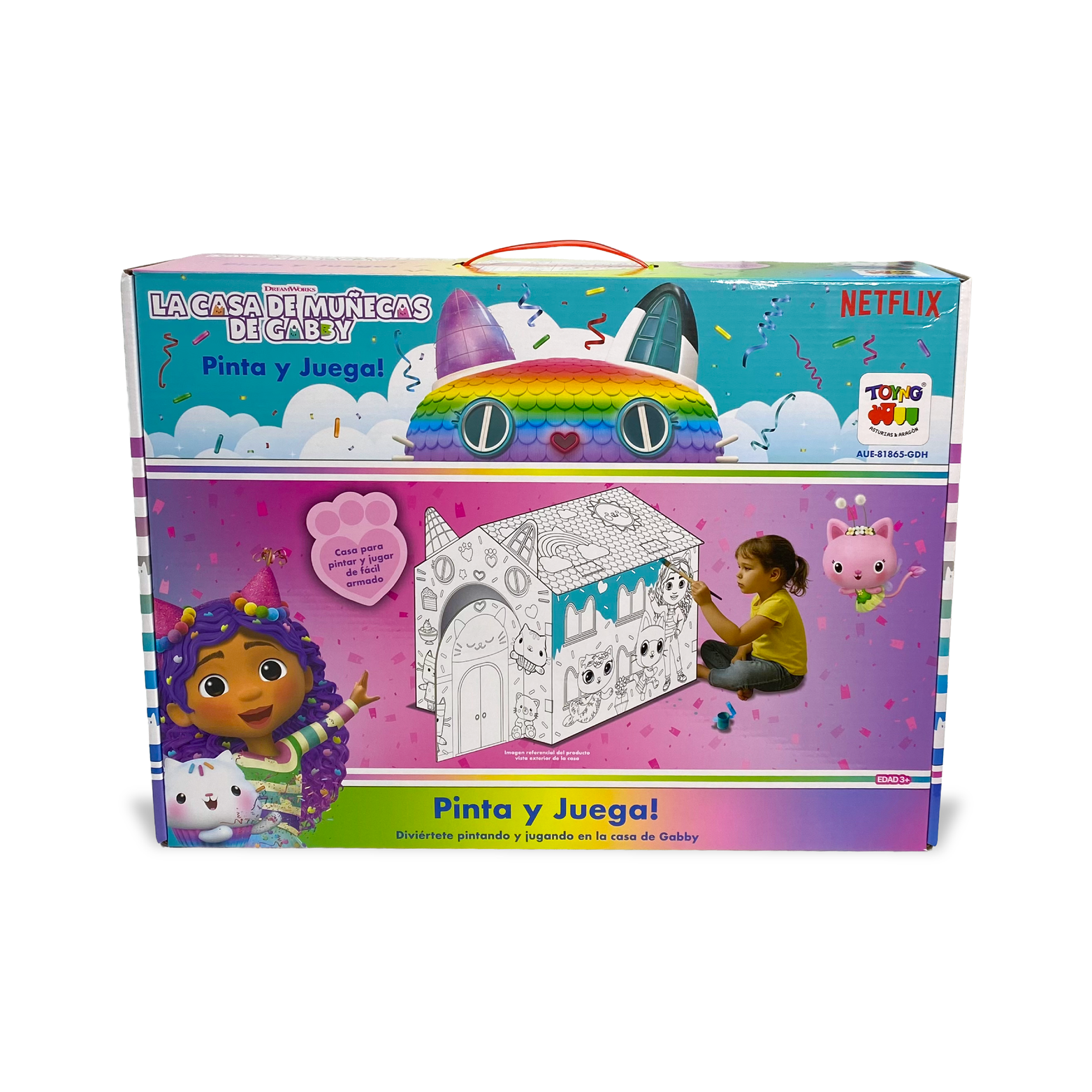 Casa para Armar, Pintar y Jugar (Grande) – Gabby’s Dollhouse-5