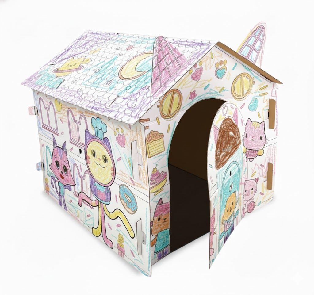 Casa para Armar, Pintar y Jugar (Grande) – Gabby’s Dollhouse-9