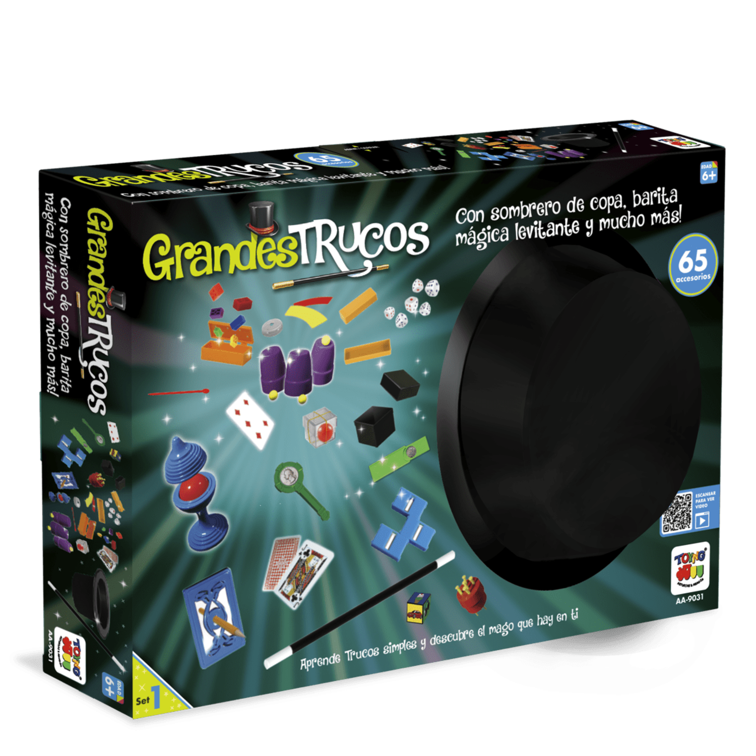Juego de Magia Grandes Trucos Set 1 (65 Accesorios) - Toyng-5