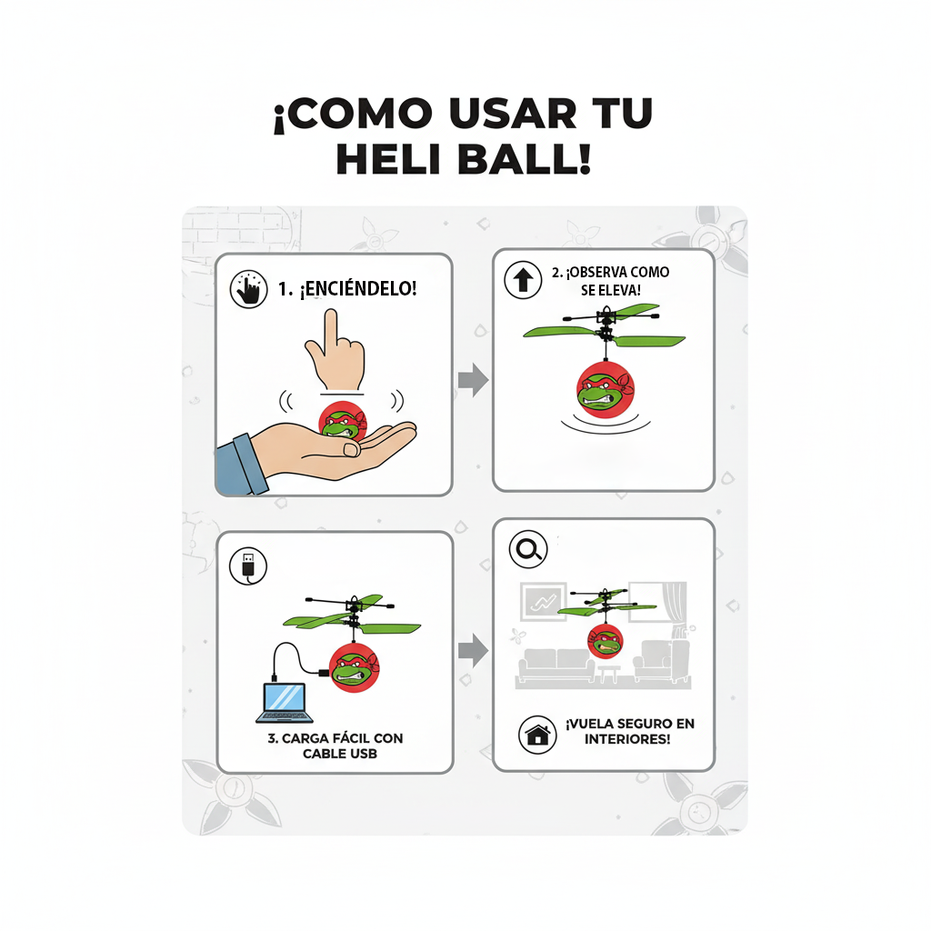 Juguete Heliball Leonardo - Ninja-5