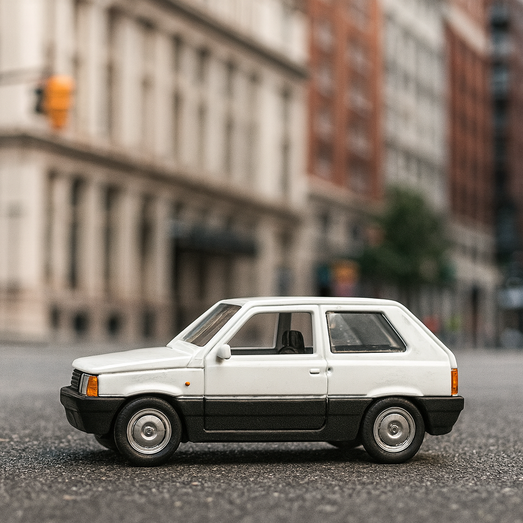 Auto Fiat Panda - Welly Escala 1:60-2