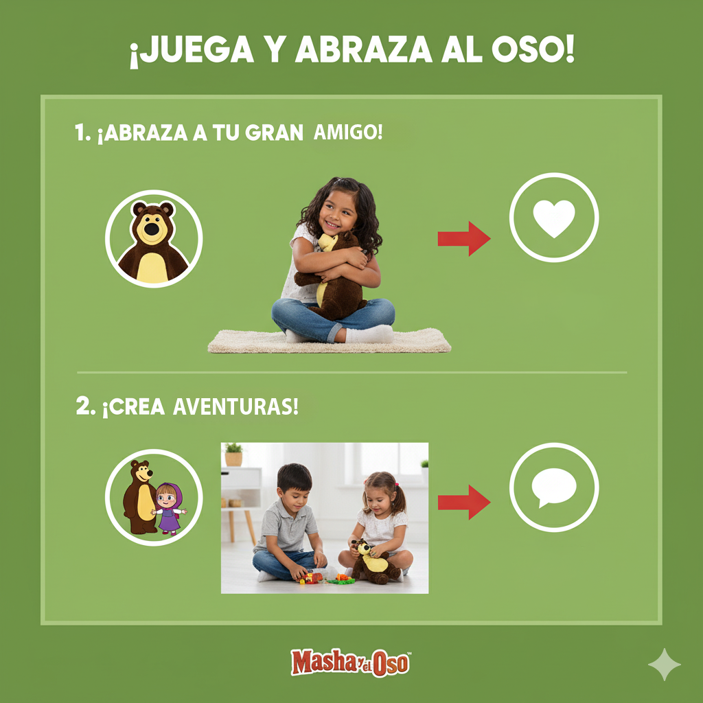 Peluche Oso - Masha y el Oso-6