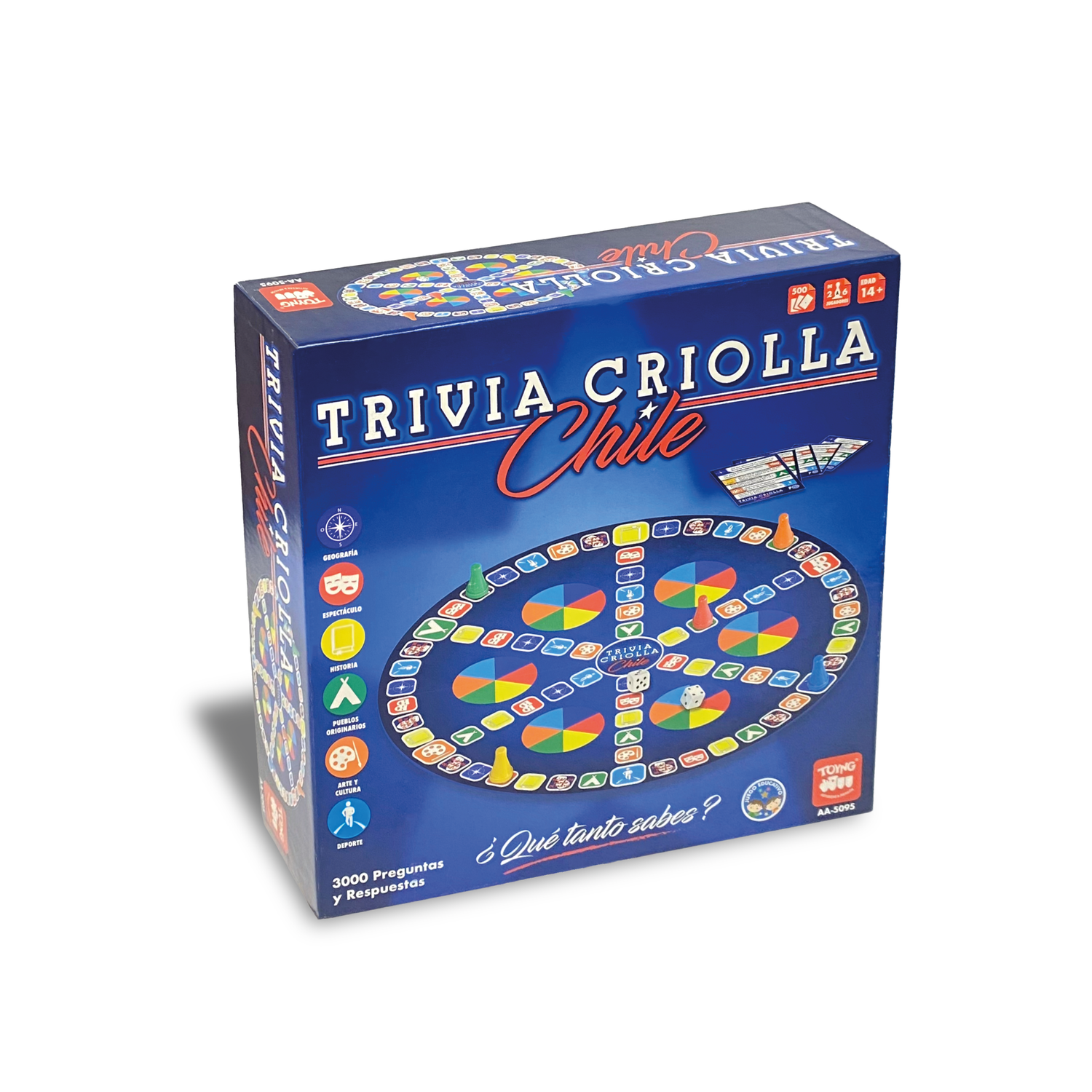 Juego de Mesa Trivia Criolla de Chile - Toyng-6