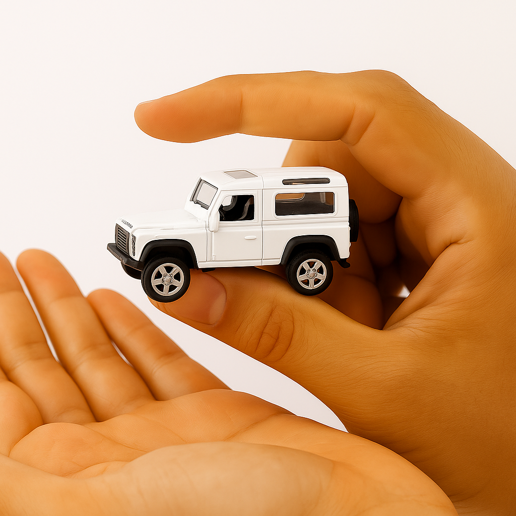 Auto Land Rover Defender - Welly Escala 1:60-1