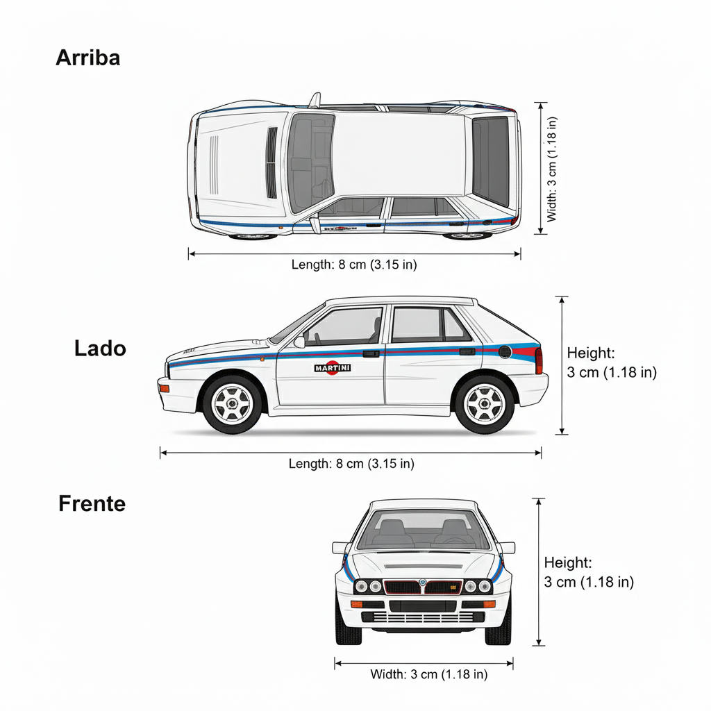 Auto Lancia Delta Integrate Evoluzione 1992 - Welly Escala 1-4