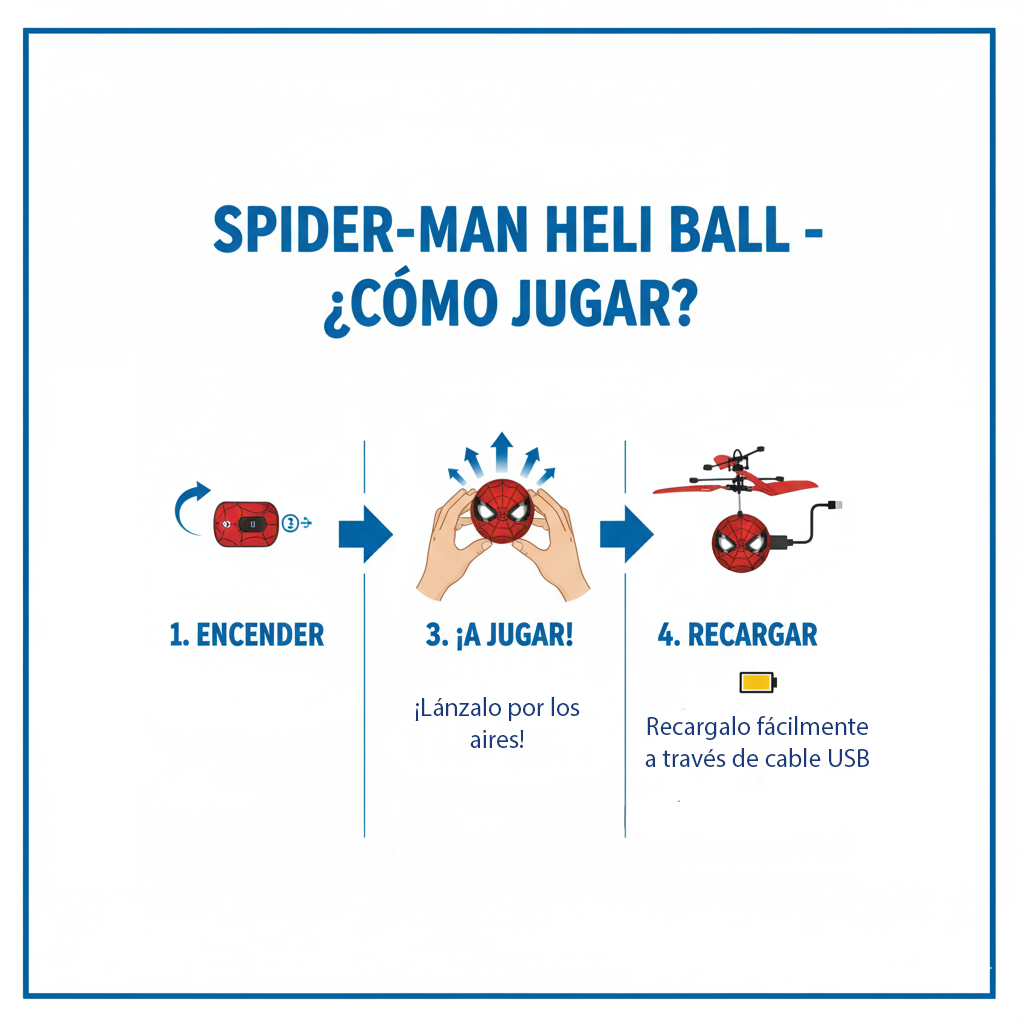 Juguete Heliball Spider-Man - Spiderman-6