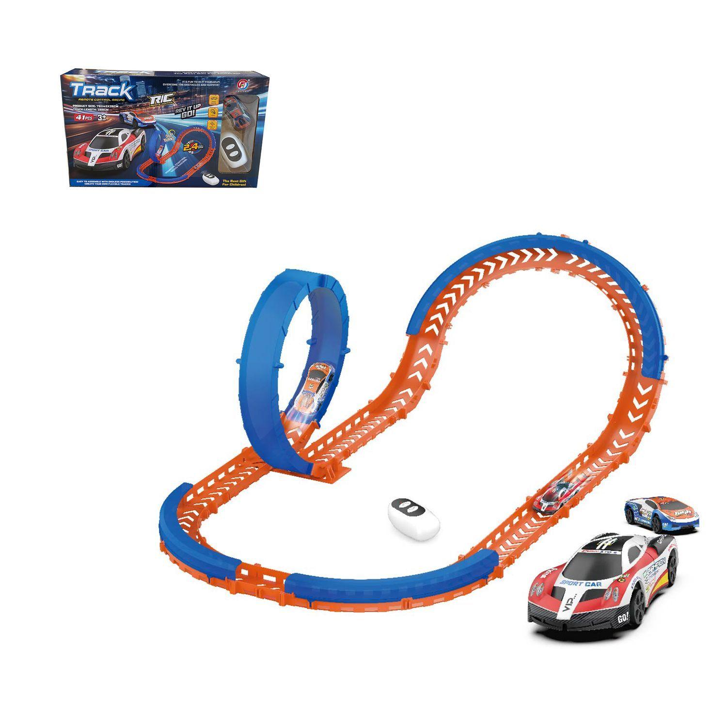 Juguete Pista De Autos De 41 Piezas Con Control  - Toyng-6