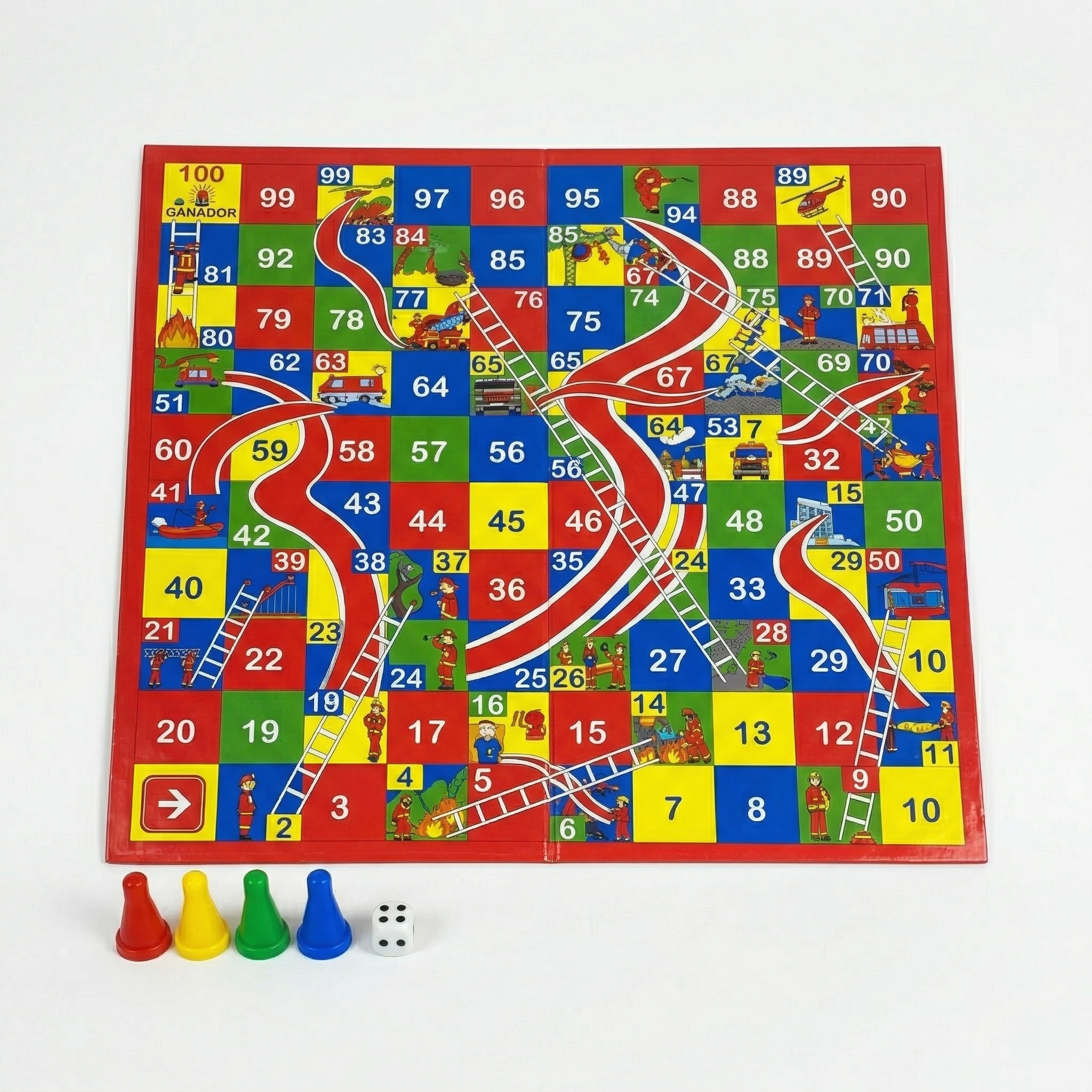 Juego de Mesa Escaleras y Toboganes - Toyng-4