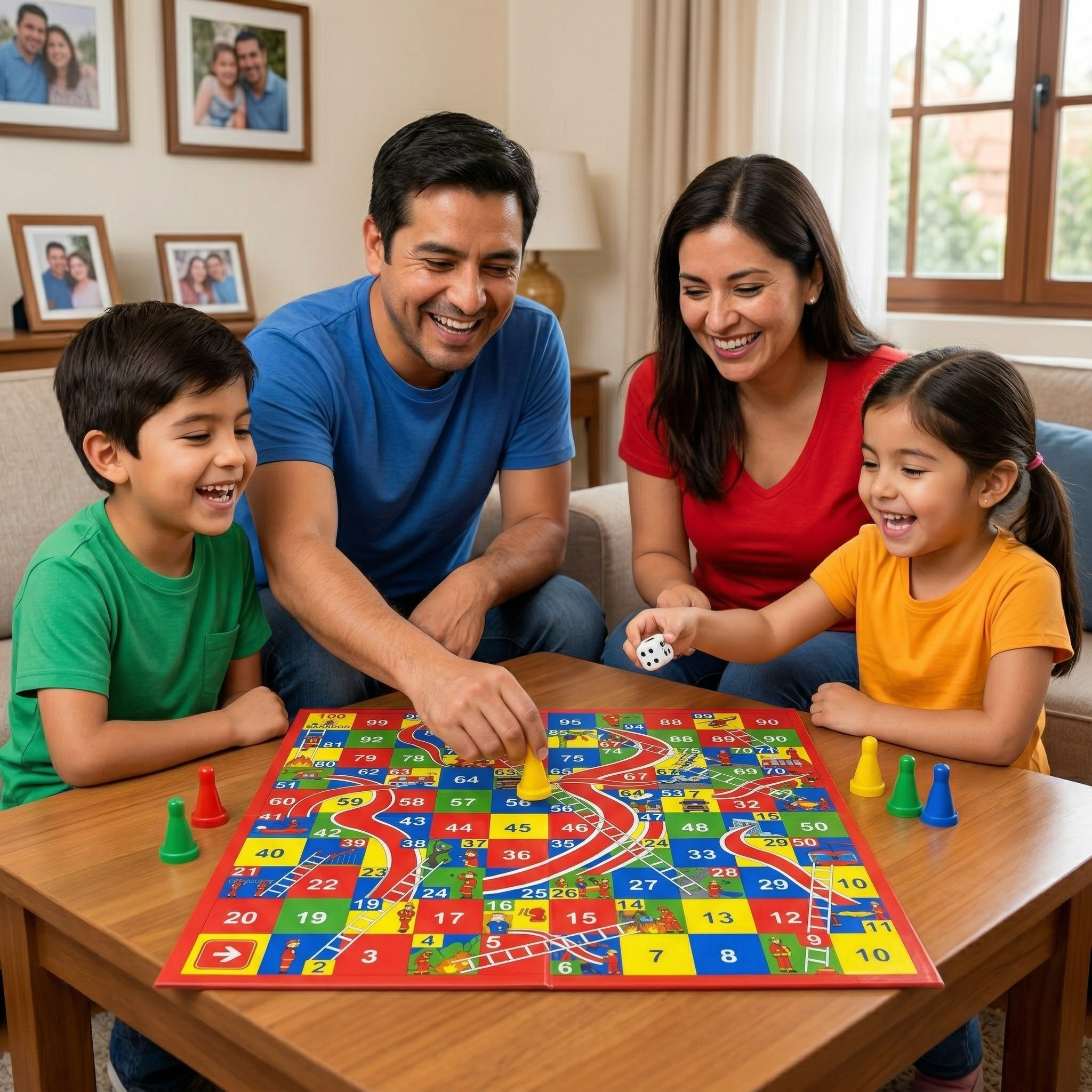 Juego de Mesa Escaleras y Toboganes - Toyng-5