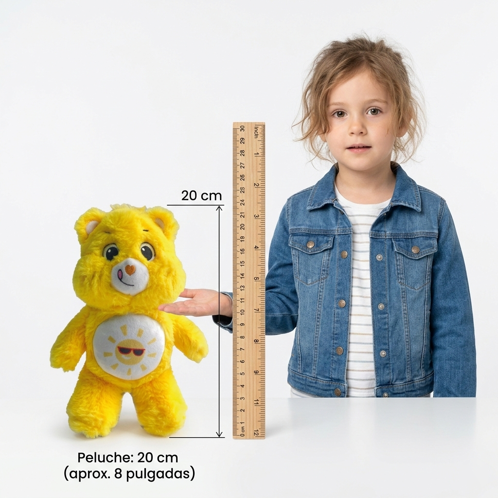 Peluche Divertosito Amarillo 20 Cm - Ositos Cariñositos-5